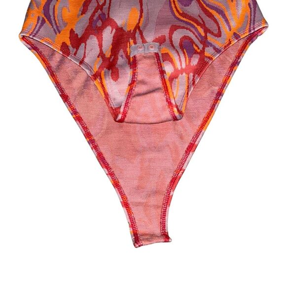 Zara Abstract Bodysuit Small - Picture 4 of 7